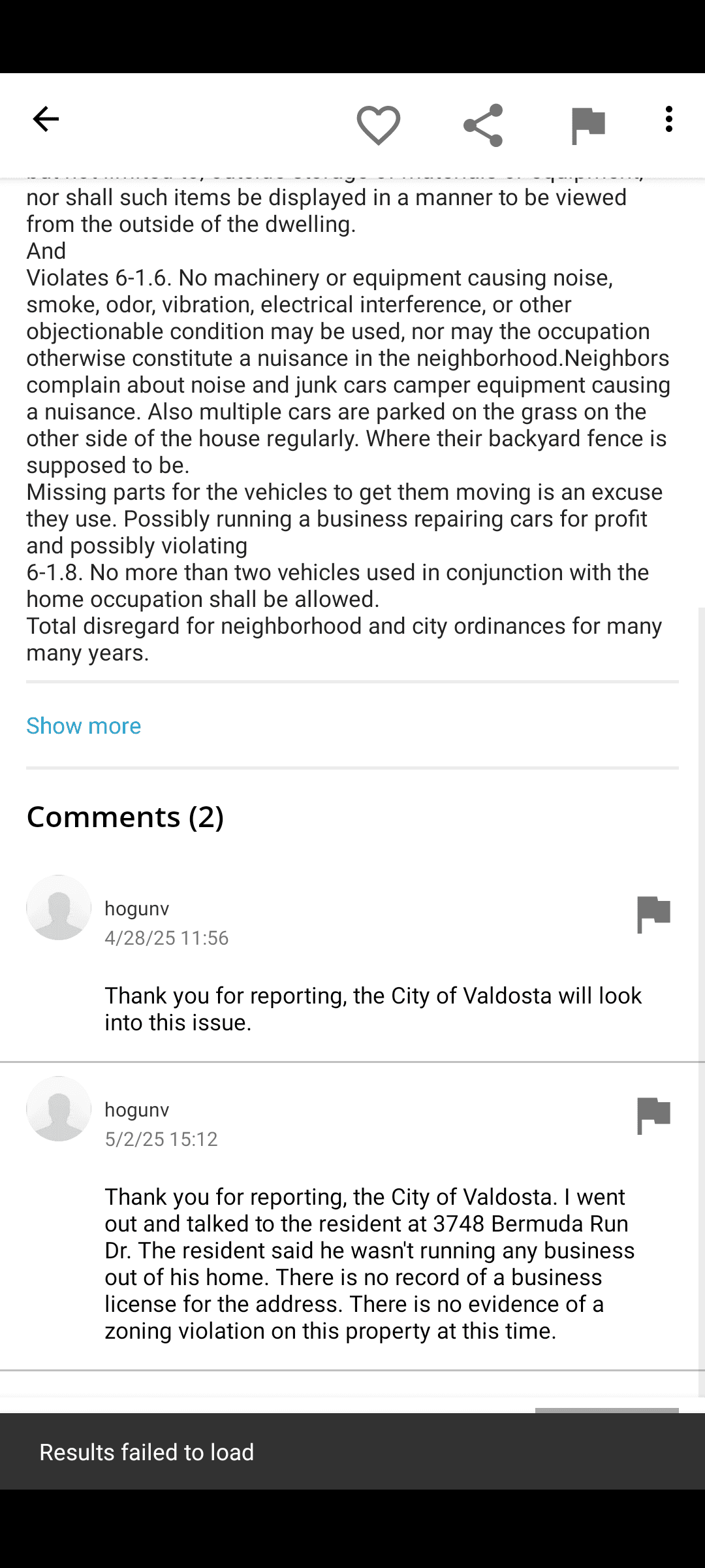 City of Valdosta Screenshot 2